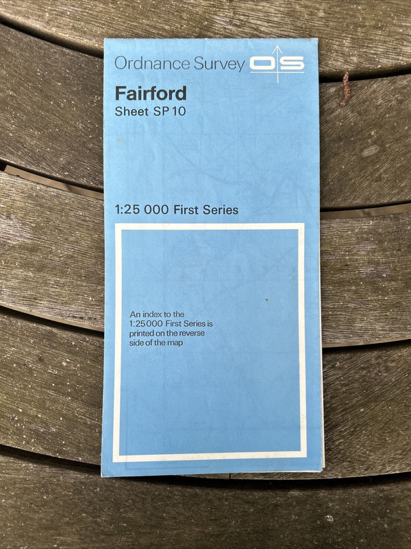 FAIRFORD Ordnance Survey 1:25,000 First Series Sheet SP10 1959 Hatherop Bibury