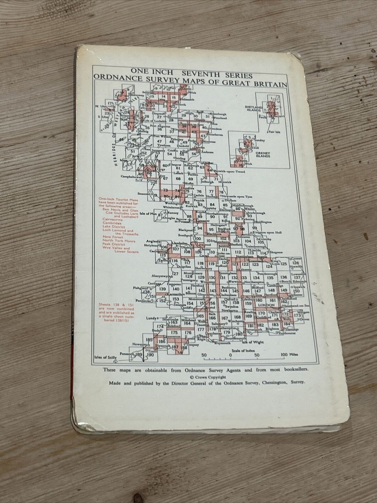 BIRMINGHAM 1967 Seventh Series Ordnance Survey One Inch Map Redditch