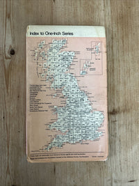 SWANSEA Ordnance Survey One Inch Sheet 153 Good Condition 1966 Porthcawl