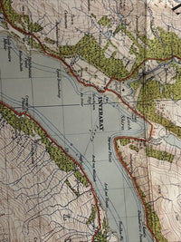 OBAN & LOCH AWE Ordnance Survey One Inch Sheet 61 Popular Edition 1925 Inveraray