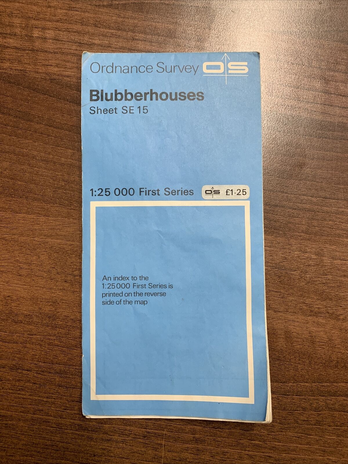 BLUBBERHOUSES Ordnance Survey Sheet SE15 Map 1:25,000 First Series 1967