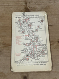 LAIRG Ordnance Survey Seventh Series Paper One inch 1958 Sheet 14 Loch Naver