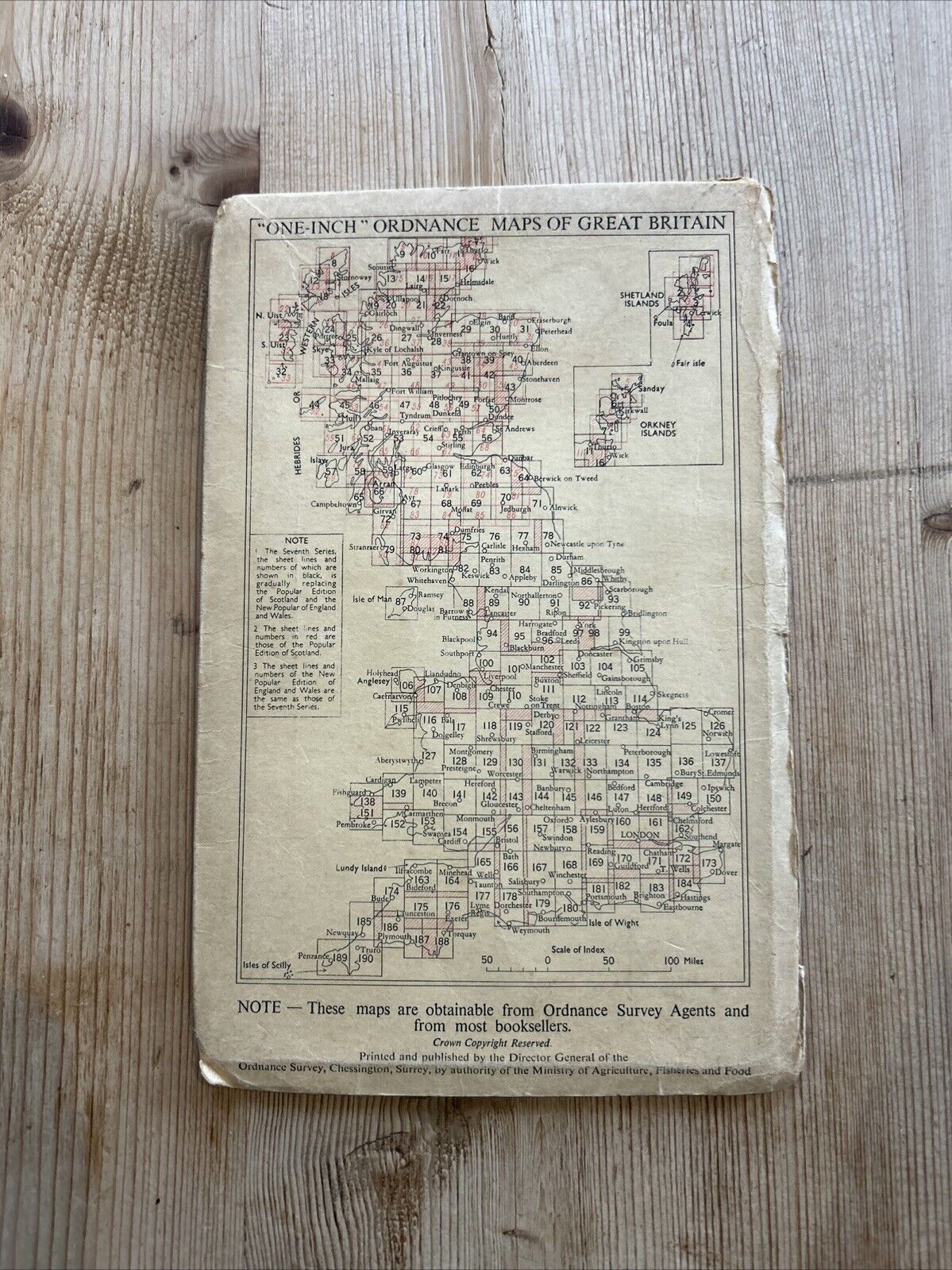 LOWESTOFT Ordnance Survey Paper Map 1954 Seventh Series No 137 Leiston Bungay