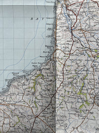 BUDE Ordnance Survey Sixth Series Paper Map 1946 Sheet 174 Boscastle Hartland