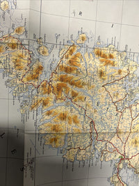 NORTH WEST SCOTLAND 1962 Ordnance Survey Fifth Series Quarter Inch Map Sheet 2