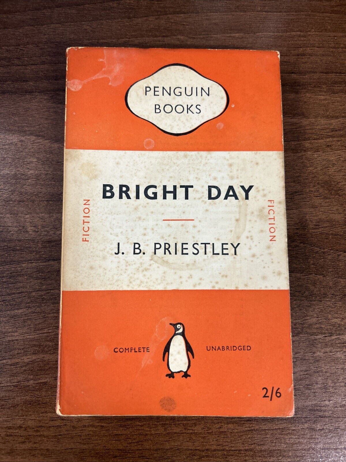 BRIGHT DAY J B Priestley Penguin Books No 861 1951 First Edition West Riding