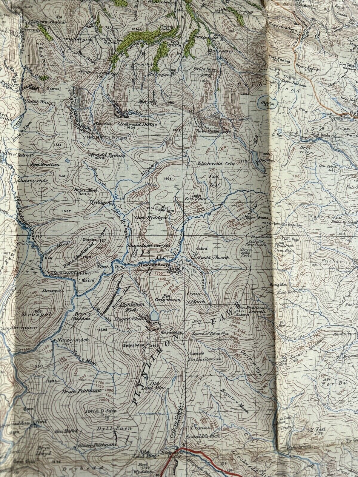 ABERYSTWYTH Ordnance Survey One In Map 1947 Sixth Edition Sheet 127 Aberdovey