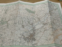 CLITHEROE & CHIPPING Pathfinder Ordnance Survey SD64/74 1:25000 1984 Ribble