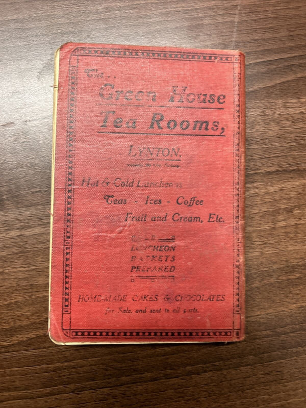 LYNTON and LYNMOUTH - Ward Lock Guide Book 1920s ? Maps Plans The Doones