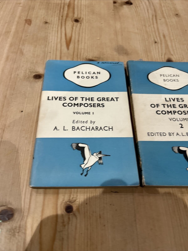 LIVES OF THE GREAT COMPOSERS - Edited AL Bacharach 1947/8 Pelican A90/3 3 Vols