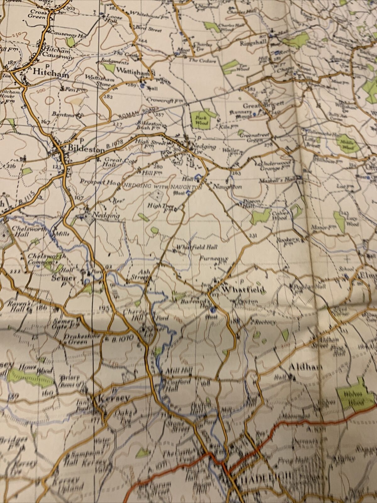 Colchester Ordnance Survey 6th Series 1-inch 1946 Sheet 149 Braintree Sudbury