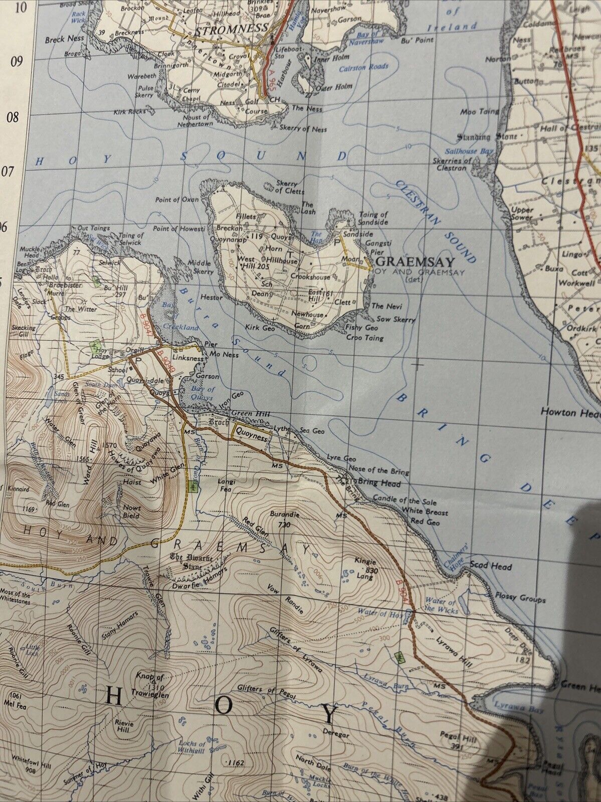 ORKNEY ISLANDS Kirkwall Ordnance Survey One Inch Map Sheet 6 1959 Shapinsay