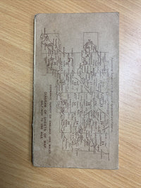 Ordnance Survey Half Inch Cloth Map Sheet 33 Salisbury Winchester & Reading 1926