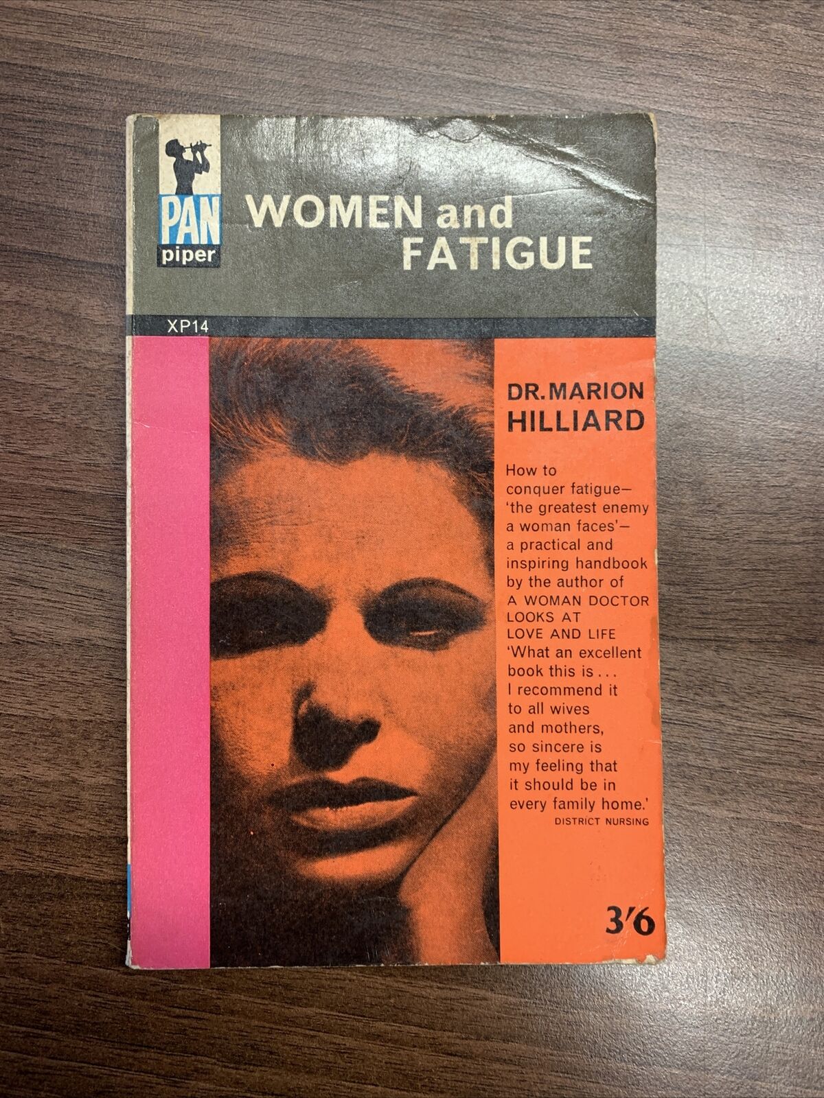 PAN BOOK - WOMEN And FATIGUE 1963 Dr Marion Hilliard Self Help