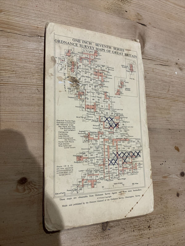 LONDON North West Ordnance Survey Map 7th Series No 160 1968 Harrow Staines