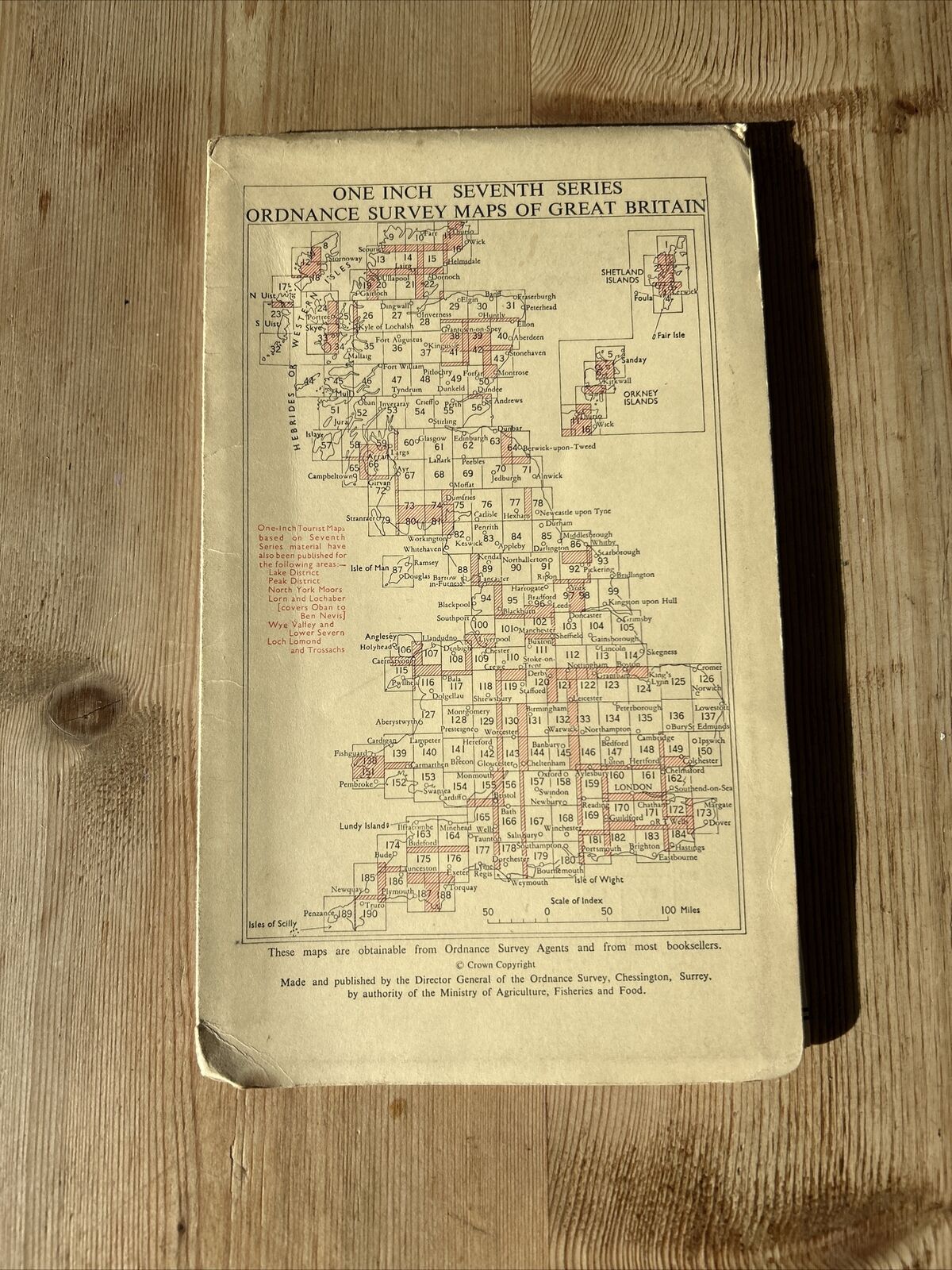 WINCHESTER Ordnance Survey Seventh Series Paper Map 1959 Sheet 168 Andover