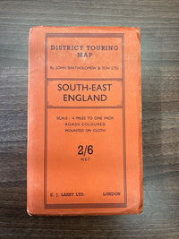 LONDON SOUTH EAST - R A C TOURING MAP New Official Dissected CLOTH picture Cover