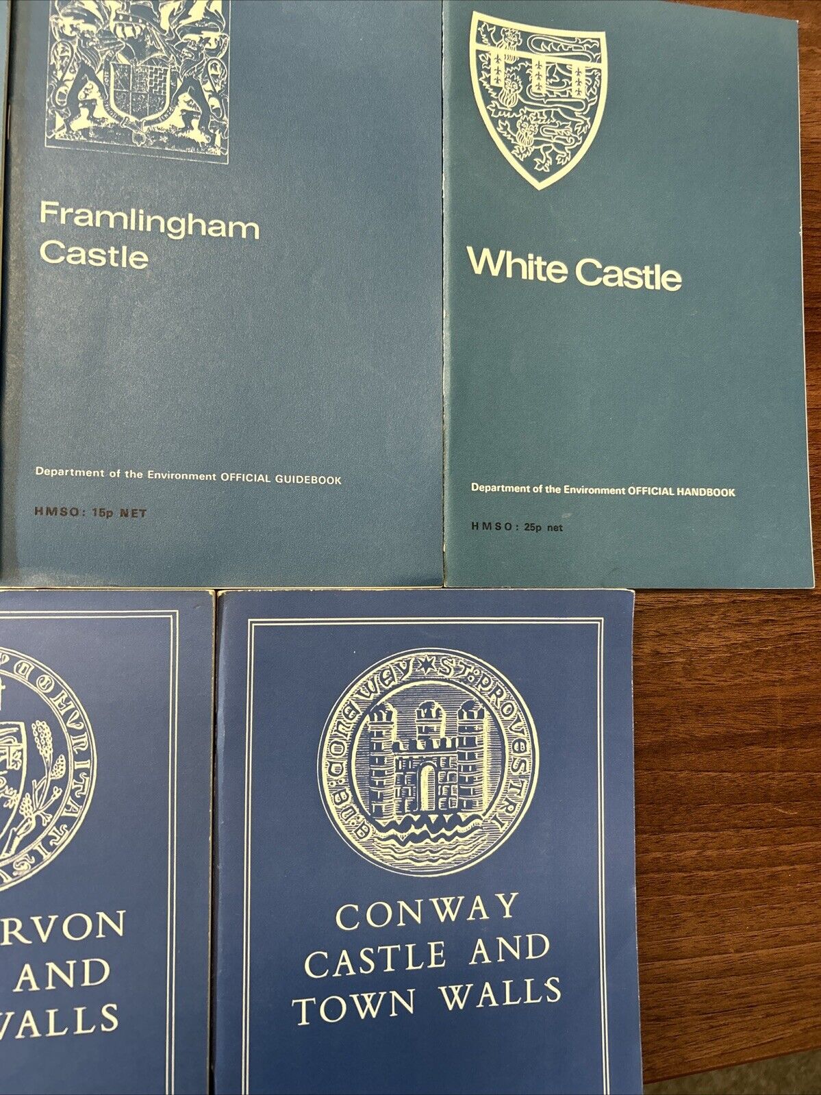 UK CASTLES GUIDE BOOKS 1960s 7 No Bundle Job Lot Ministry Of Works CAERNARVON