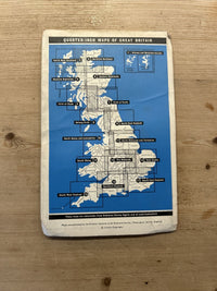 NORTH MIDLANDS & YORKSHIRE 1964 Ordnance Survey Paper Quarter Inch Map Sheet 11