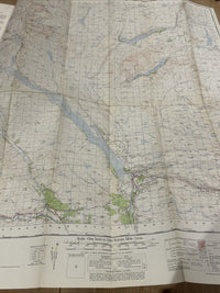 LAIRG Ordnance Survey Seventh Series Paper One inch 1958 Sheet 14 Loch Naver