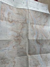 UPPER GLEN ORRIN Ordnance Survey Map Pathfinder NH 24/34 1974 Strathconon Forest