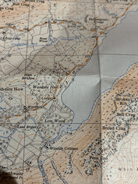 WAST WATER Boot Strands Ordnance Survey 1:25000 First Series Map NY10 1961