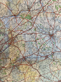 EAST ANGLIA Ordnance Survey Map Quarter Inch Sheet 14 1970 Ipswich Norwich