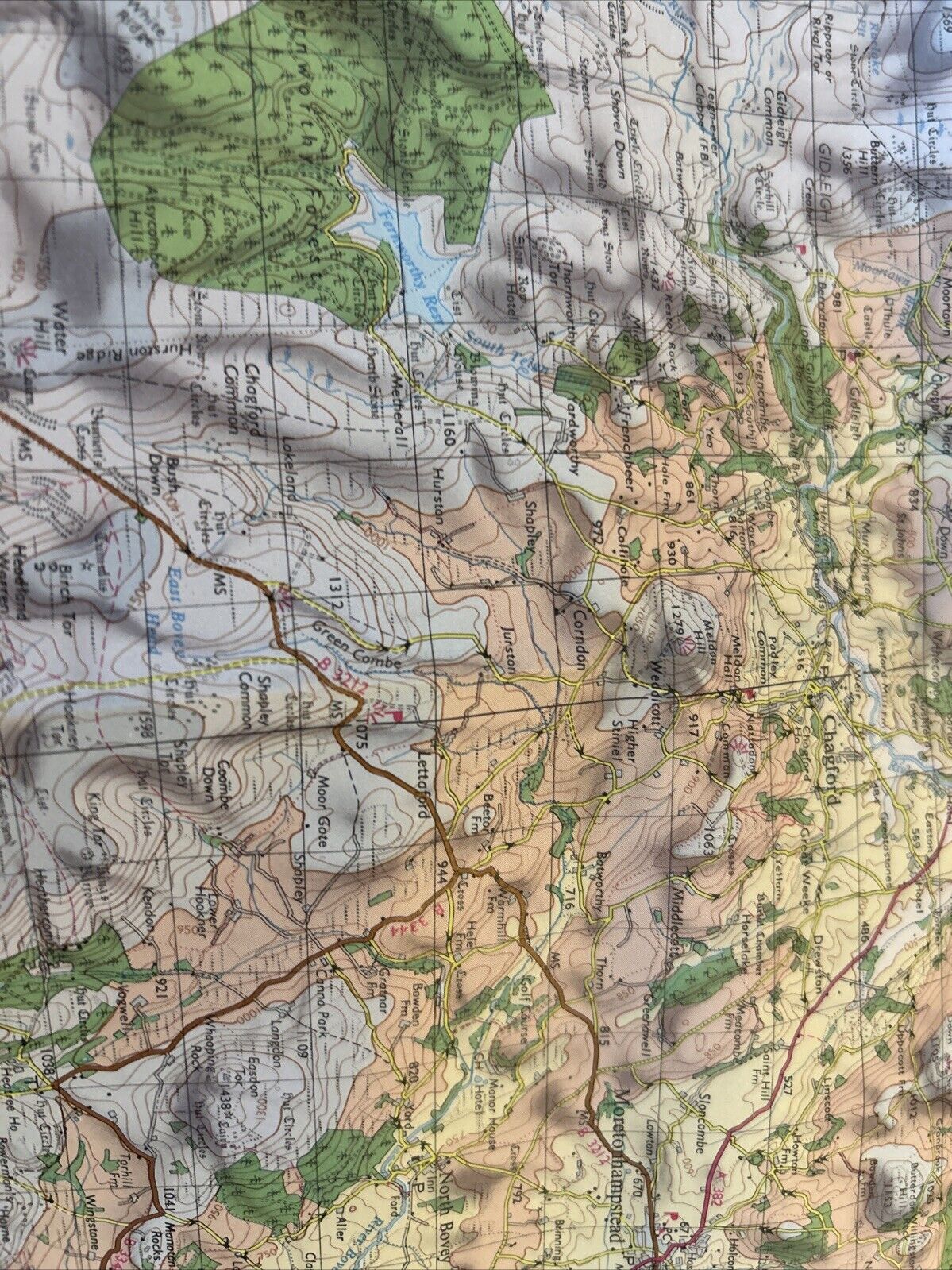 DARTMOOR ORDNANCE SURVEY TOURIST MAP 1975? Exeter Okehampton Plymouth