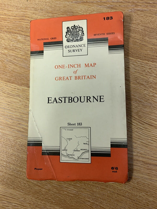 Eastbourne - Ordnance Survey Seventh Series One Inch Map 1964 Sheet 183