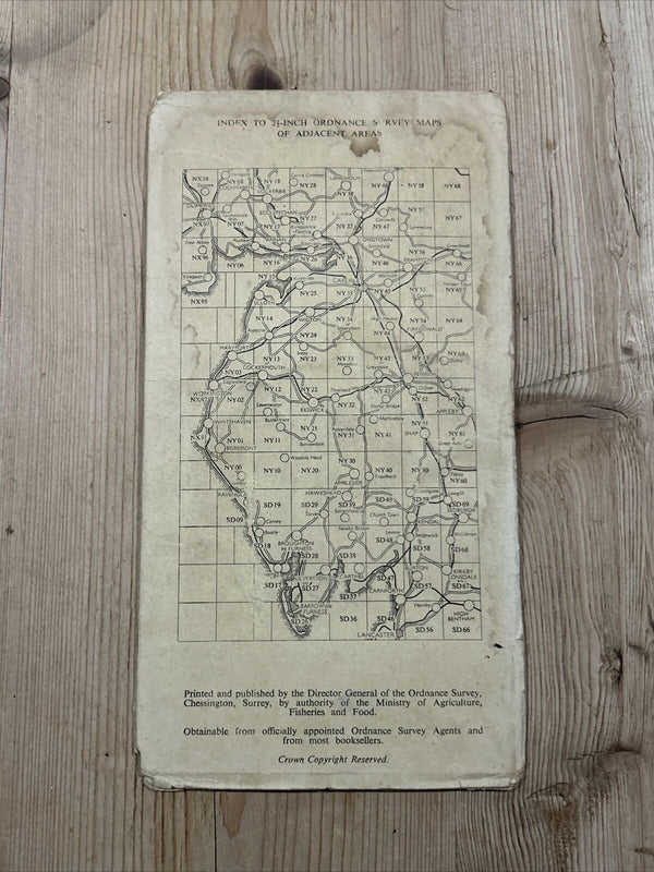 MUNCASTER River Esk Ulpha Ordnance Survey Sheet SD19 1:25000 1952