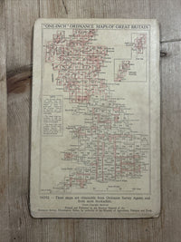 WESTON SUPER MERE Ordnance Survey Seventh Series Paper One In Map Sheet 165 1958