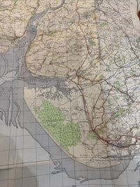 CARMARTHEN & TENBY Wales -  CLOTH Ordnance Survey Map One Inch 1966 Sheet 152