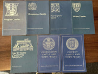 UK CASTLES GUIDE BOOKS 1960s 7 No Bundle Job Lot Ministry Of Works CAERNARVON