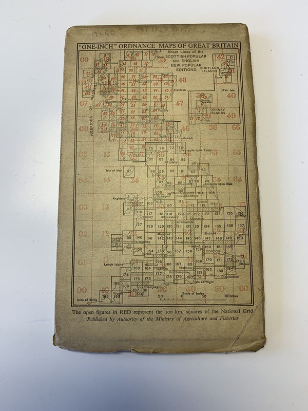 Gloucester & Malvern - 1946 Cloth Ordnance Survey One Inch Sheet 143