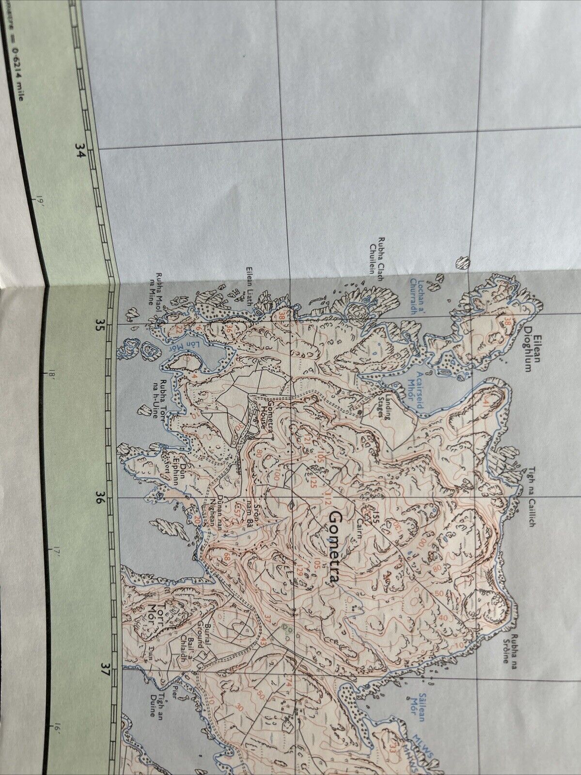 TRESHNISH ISLES Ordnance Survey Map Pathfinder 315 1977 Gometra