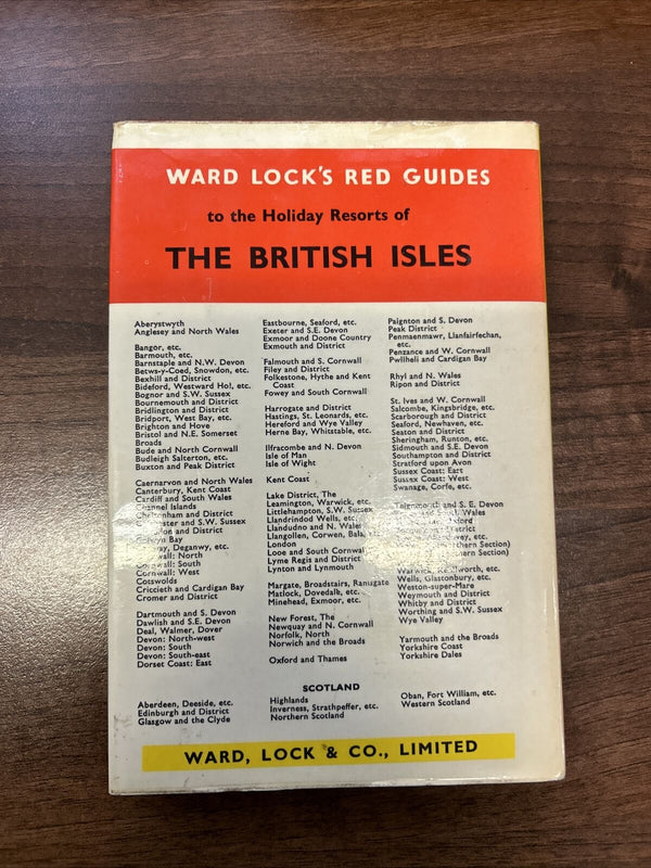 THE BROADS & THE NORFOLK COAST Ward Locks Red Guide Hardback Dust Jacket Maps