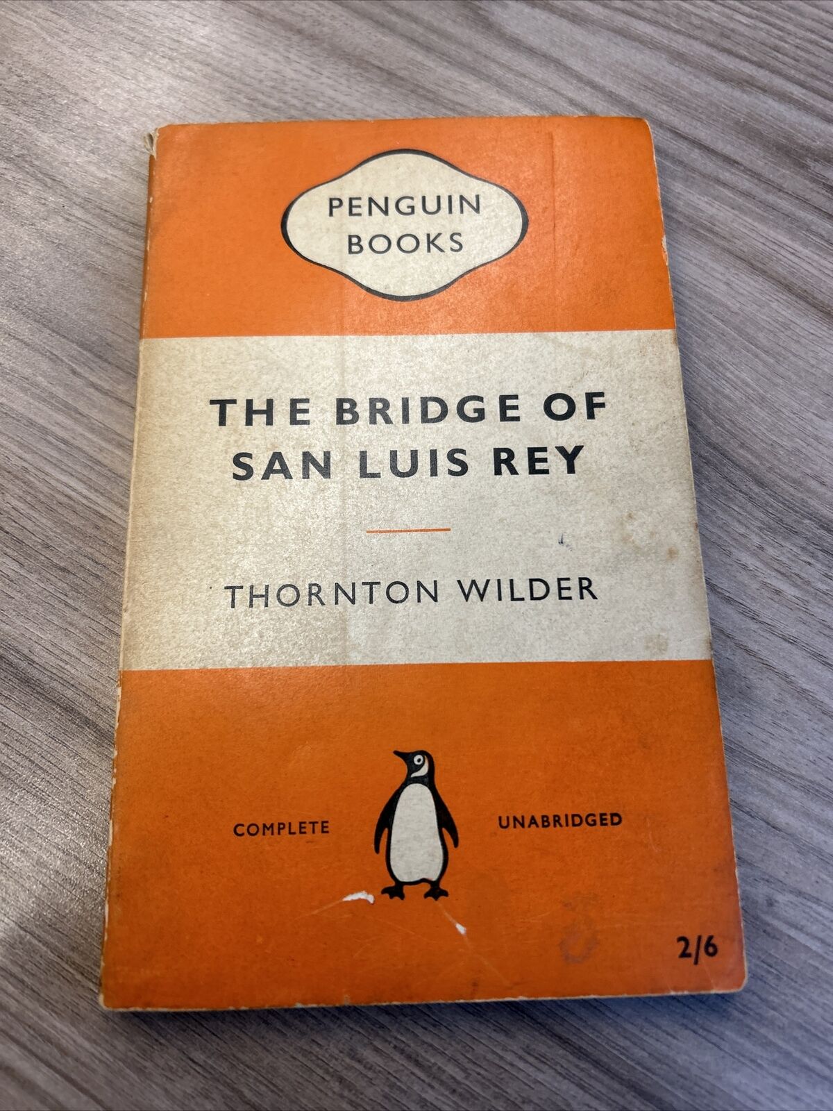 THE BRIDGE OF SAN LUIS REY Thornton Wilder Penguin Book 1959 No 332 Peru