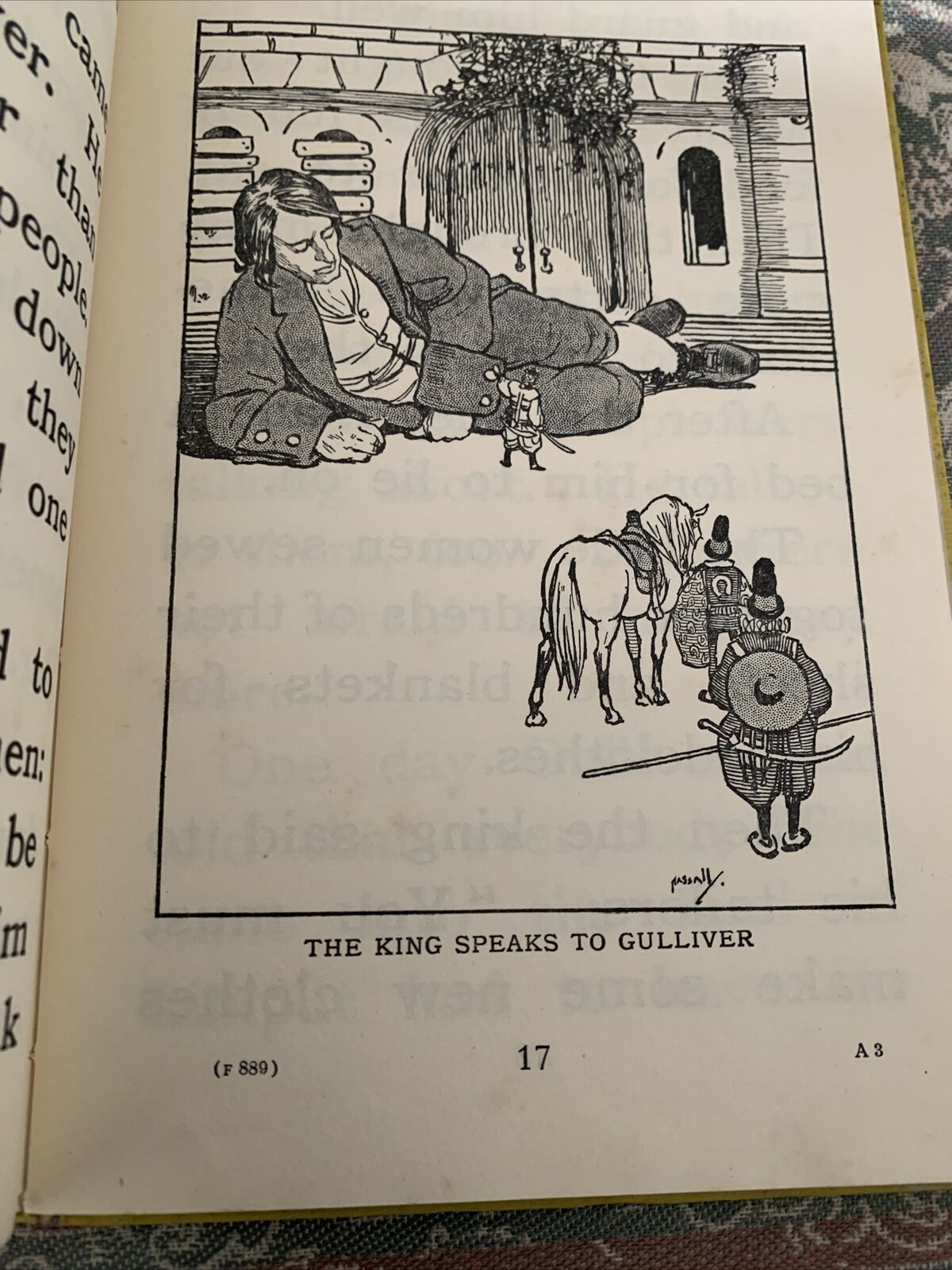 The ADVENTURES of GULLIVER Blackies easy to read books Childrens Book 1950? 