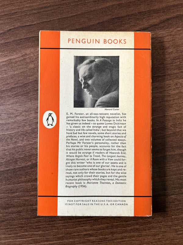 WHERE ANGELS FEAR TO TREAD E M Forster 1960 No 1344 Penguin Paperback