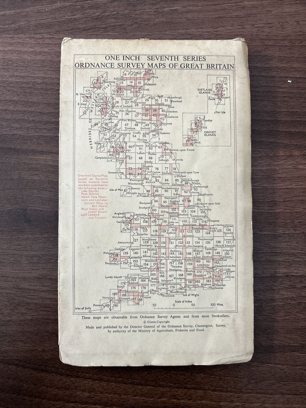 TRURO & FALMOUTH Cloth No 190 1961 7th Series Ordnance Survey 1 Inch Map Helford