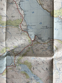 SOUND OF MULL Ordnance Survey Seventh Series Paper One inch 1956 Sheet 45 Ulva