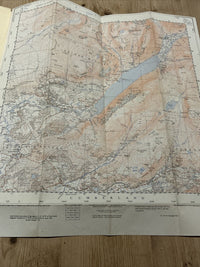 WAST WATER Eskdale Ordnance Survey Sheet NY10 1:25000 1961 Lakes Lake District