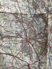 STOKE ON TRENT 1967 Edition Ordnance Survey One Inch Map No 110 Crewe Sandbach