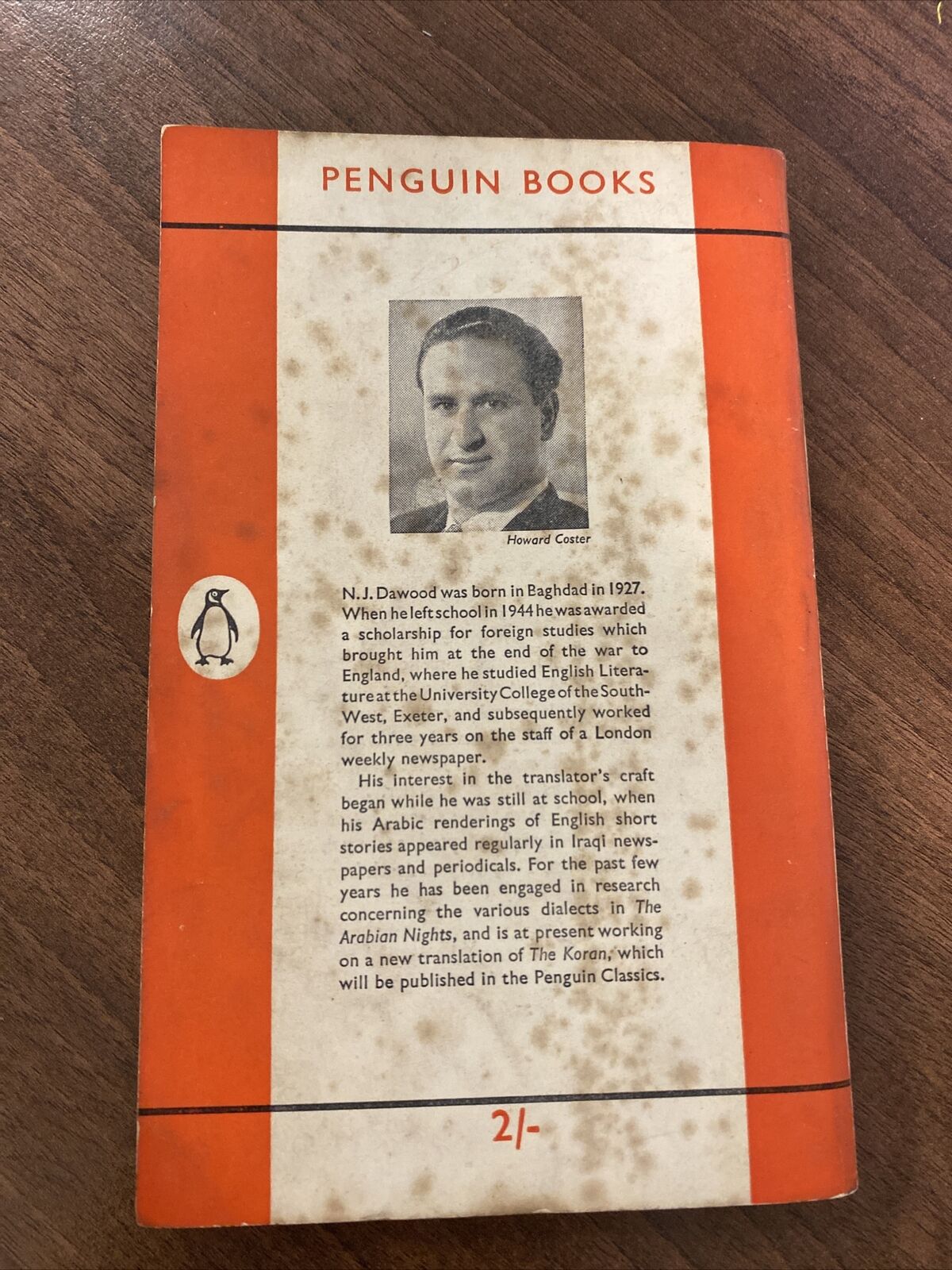 The Thousand and One Nights,  N. J. Dawood, Penguin Paperback Book 1954