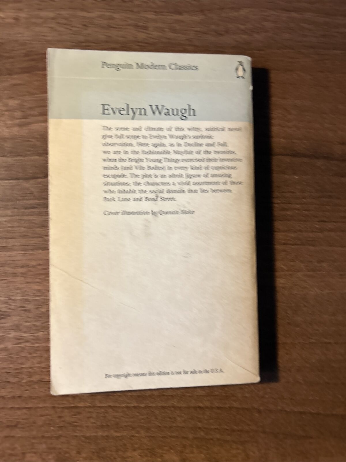 VILE BODIES - Evelyn Waugh - Penguin Modern Classics No 136 1965