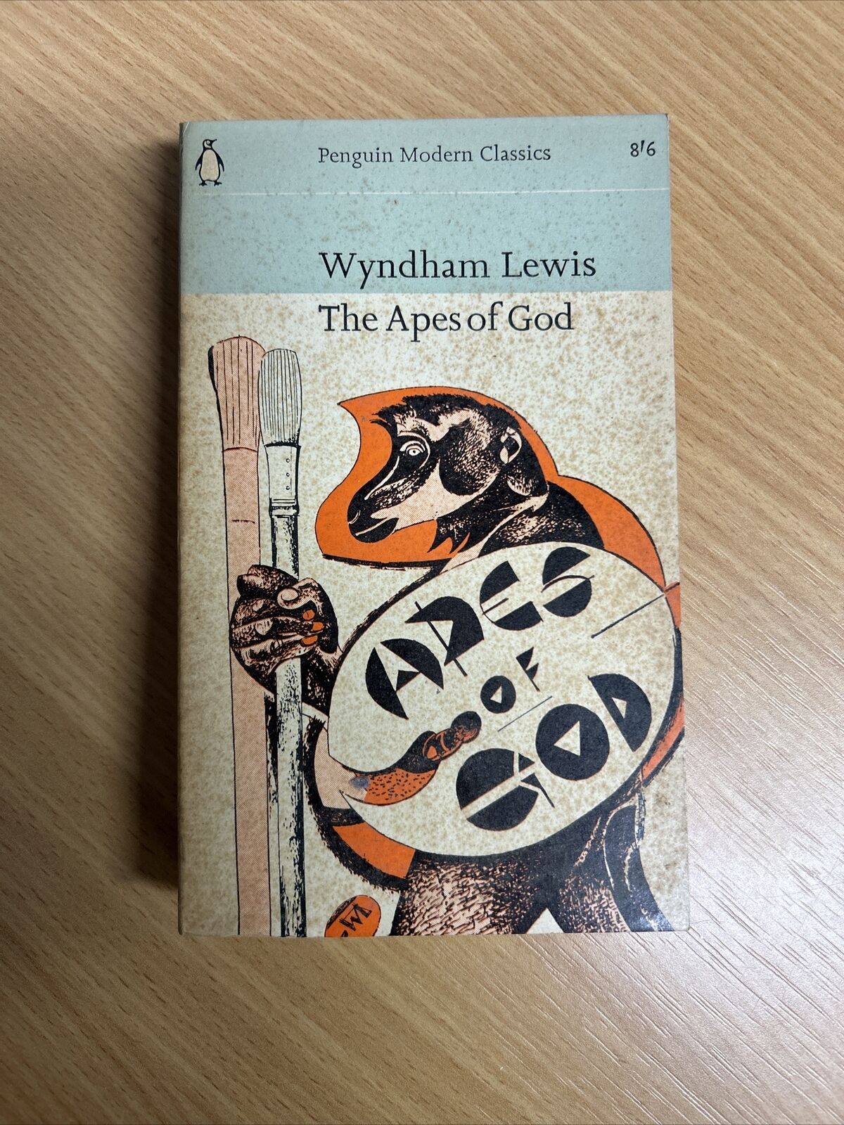 THE APES OF GOD by Wyndham Lewis - PENGUIN MODERN CLASSIC 1965 No 2313