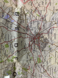 CAMBRIDGE - Bartholomew National Map Series No 20 - 1975 Newmarket Rushden