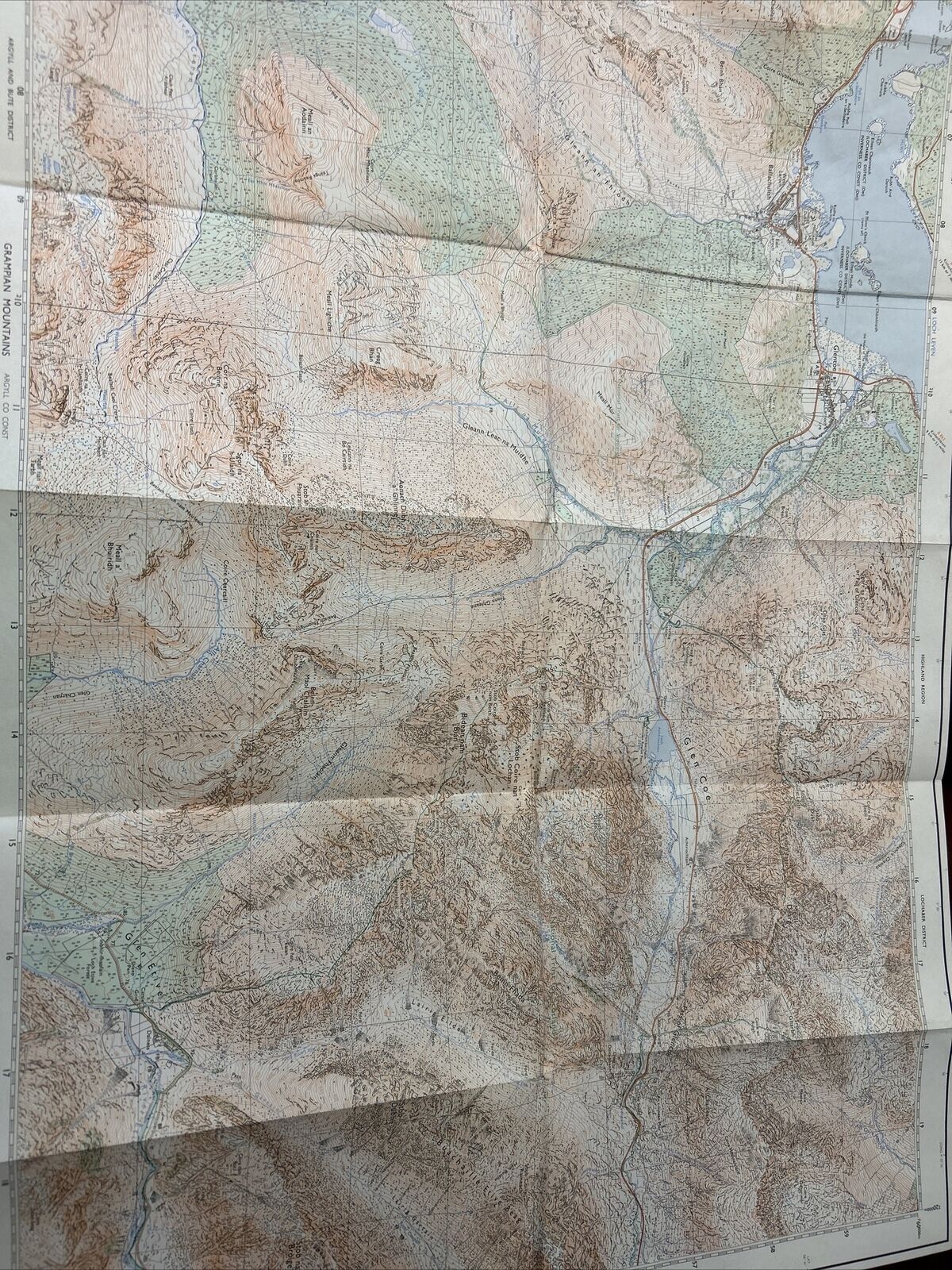 GLENCOE Ordnance Survey Second Series Pathfinder Sheet NN05/15 1978 Ballachulish