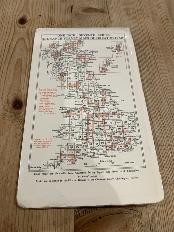 NEW GALLOWAY Scottish Ordnance Survey One Inch Map Sheet 73 1965