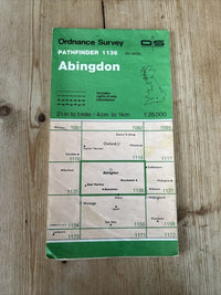 ABINGDON Pathfinder 1136 SU49/59 Ordnance Survey 1:25000 1992 Berinsfield